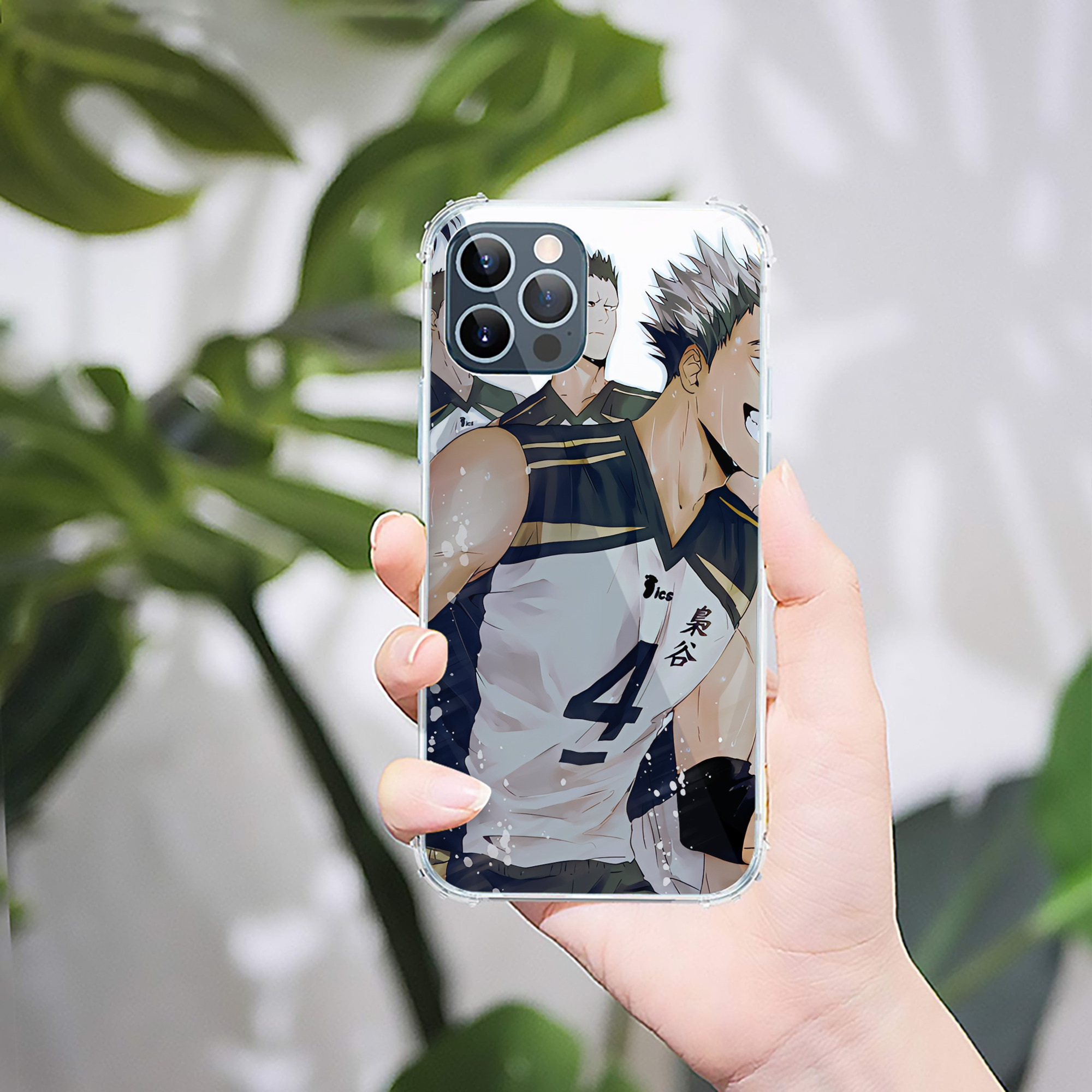 （画像用） ハイキュー!! Haikyu!! 【iPhone 12シリーズ対応】透明スマホケース（クリアソフトケース）